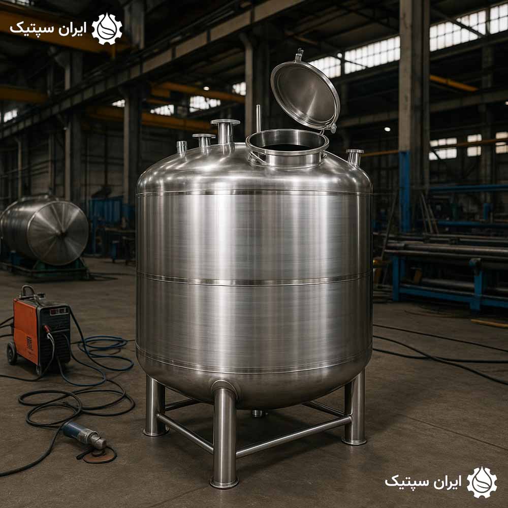 ساخت مخزن استیل